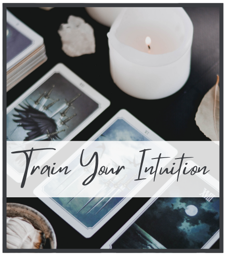 Train your intuition with oracle cards
